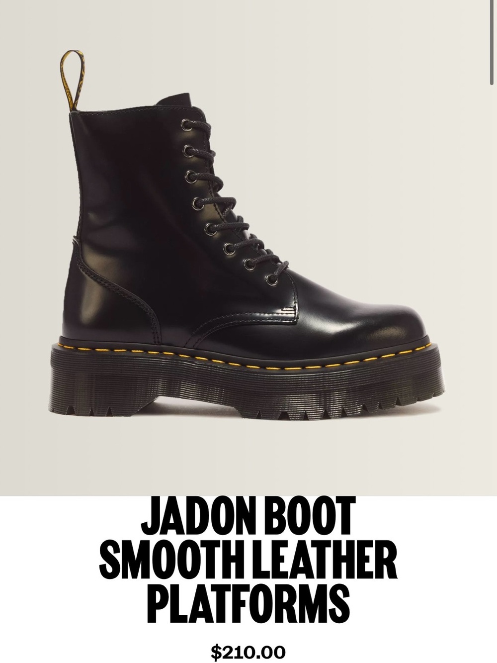 DR MARTENS Jadon sz 41EU 9US ladies DOC MARTENS